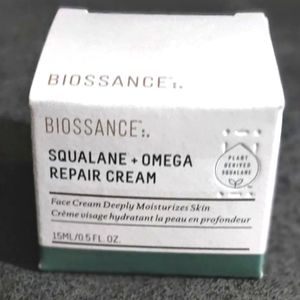 Biossance Squalane + Omega Repair Cream .5oz - Nourish, Restore New